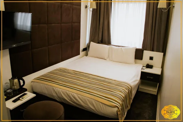 Economy, Family, 2 Double Beds, Palmiye Hotel Taksim 1/1