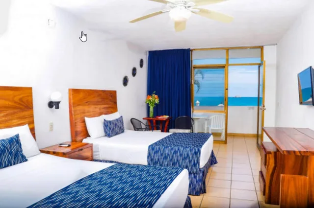 غرفة بسريرين مزدوجين بإطلالة على البحر، Costa Alegre Hotel And Suites 4/7