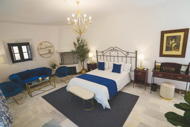 غرفة ديلوكس بسرير مزدوج بشرفة، Hotel Boutique Palacio De La Duquesa 4/10
