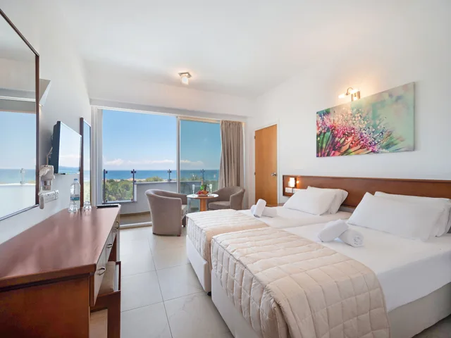 Standard, Double or Twin Bed, Sea View, Balcony, Avlida Hotel 1/7