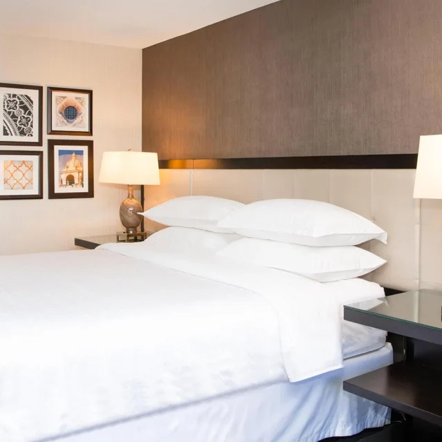 غرفة بسرير كينج بحوض استحمام لذوي الإعاقة، Sheraton Mission Valley San Diego 4/9