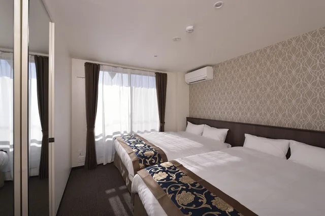 غرفة قياسية بسريرين مزدوجين، Uu Inn Fushimi Kyoto 2/5