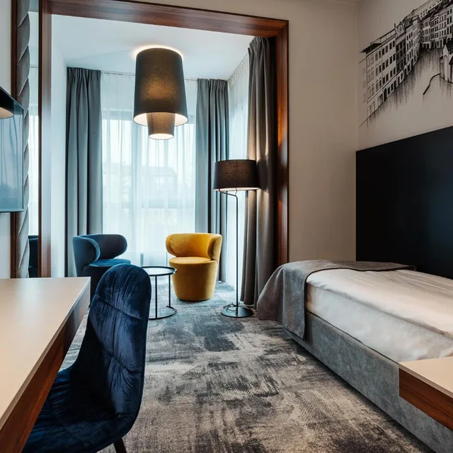 غرفة مفردة، Garden Square Hotel 6/13