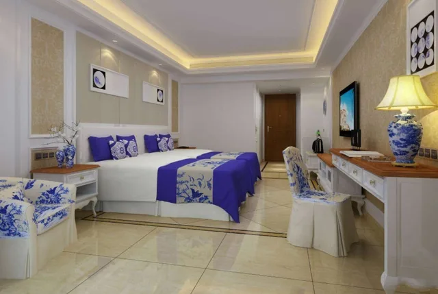 غرفة سوبيريور بسرير فردي بإطلالة على المدينة، Wyndham Hainan Clearwater Bay Resort 1/1