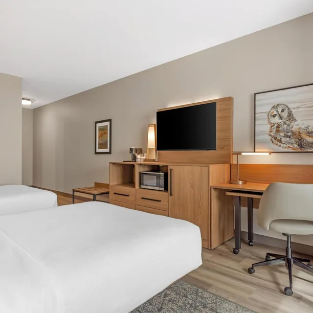 غرفة بسريرين كوين لذوي الإعاقة، Best Western Plus Arlington/Marysville 5/9