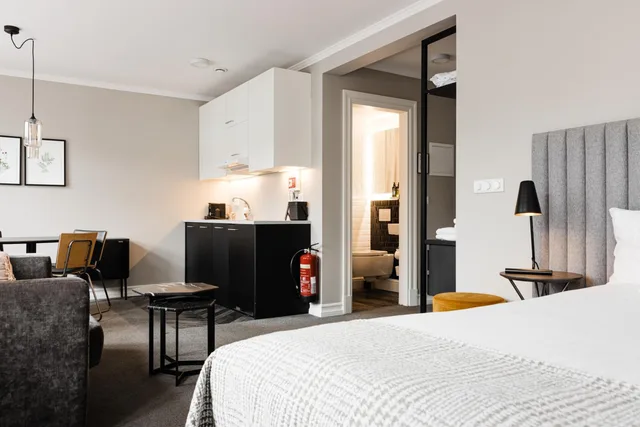 جناح جونيور مع أريكة، Reykjavik Residence Suites 5/10