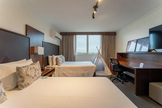 غرفة ديلوكس بسريرين مزدوجين، Hotel Deville Business Maringa 6/10