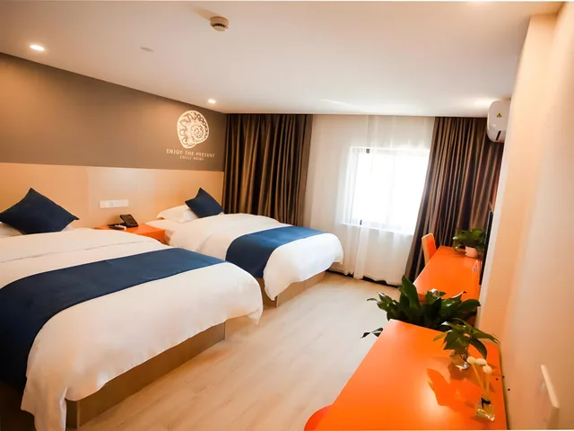 غرفة بزنس بسرير كوين، Shell Shanghai Baoshan District Aqua Road Garden City Hotel 1/1