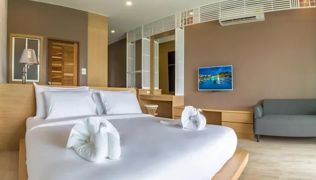 Deluxe, Twin Beds, Sea View, Baan Rim Ao 5/6