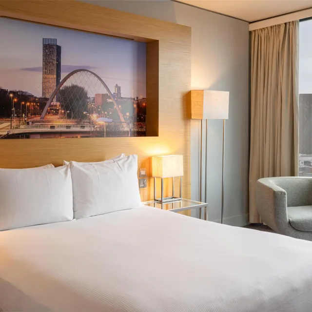 غرفة كلاسيكية بسرير مزدوج أو سريرين منفصلين بإطلالة على المدينة، The Manchester Deansgate Hotel 3/4