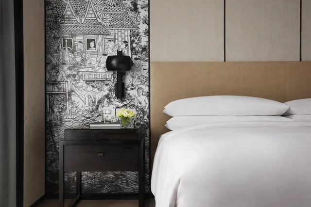 شقة بريميير بسريرين منفصلين وسريرين كينج بـ3 غرف نوم، Marriott Bangkok Hotel the Surawongse 3/5