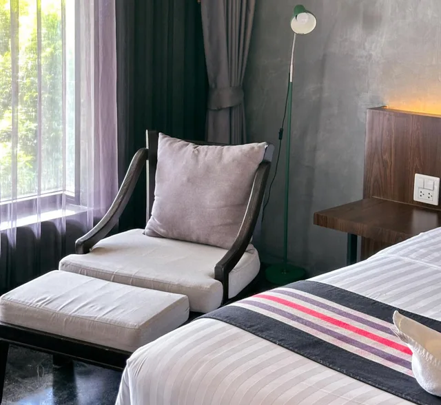 غرفة سوبيريور بسريرين منفصلين بإطلالة على الحديقة، NAI YA Hotel 6/10