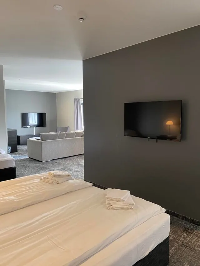 غرفة عائلية بسريرين مزدوجين مع أريكة، Konvin Hotel by Reykjavik Keflavik Airport 4/10