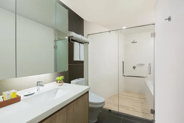 غرفة تنفيذية بسرير كينج بغرفة نوم واحدة، Somerset Harbourview Sri Racha 4/4