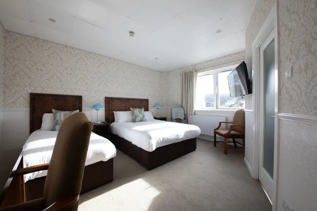 غرفة عائلية بسرير مزدوج وسرير فردي، Scotlands Spa Hotel 8/10