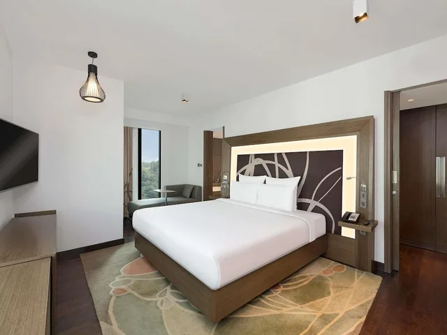 جناح سوبيريور بسرير كينج مع دخول صالة النادي، Novotel New Delhi Aerocity 2/10