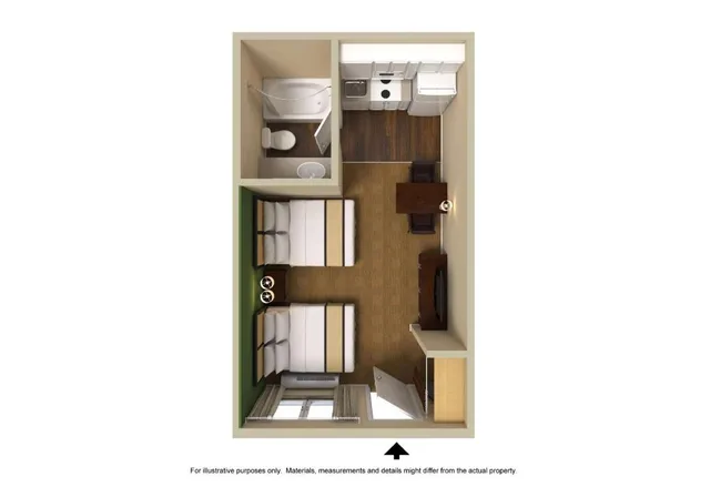 استوديو بسريرين مزدوجين لذوي الإعاقة، Extended Stay America - Richmond - W Broad St-Glenside-South 9/9