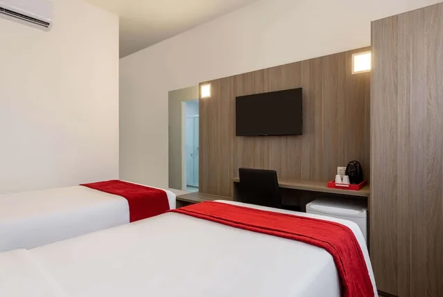 غرفة قياسية بسريرين منفصلين، Ramada Encore by Wyndham Osasco 3/5