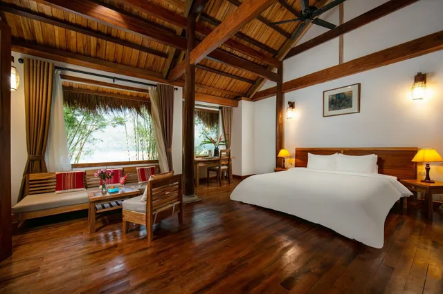 بنغل بإطلالة على البحيرة، Mai Chau Hideaway Lake Resort 1/1
