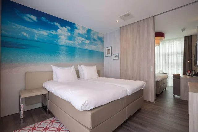 غرفة عائلية بسريرين كينج، Ramada by Wyndham The Hague Scheveningen 2/3