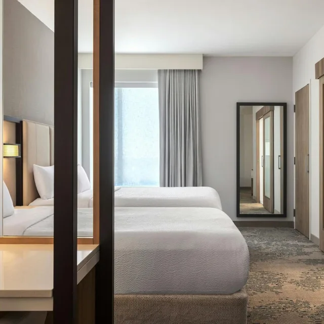 جناح بسريرين كوين مع سرير سحّاب إضافي مع أريكة، Springhill Suites Dayton Vandalia 3/6