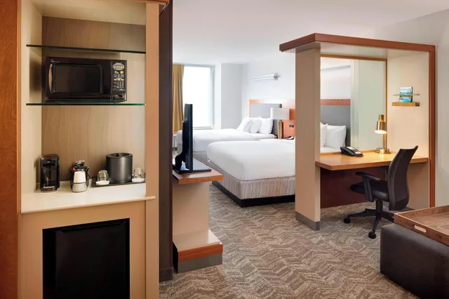 غرفة بسريرين كوين بإطلالة في طابق مرتفع، Springhill Suites Indianapolis Downtown 6/6