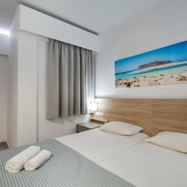 غرفة سوبيريور بسرير مزدوج أو سريرين منفصلين بإطلالة على الحديقة، Horizon Beach Hotel Stalis 6/10