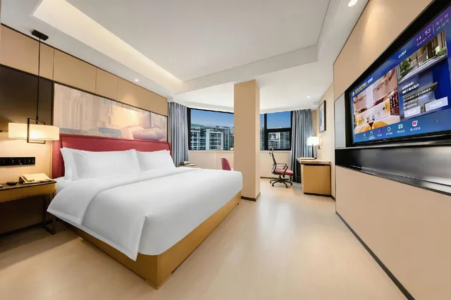 غرفة ديلوكس بسرير مزدوج، GreenTree Eastern Chongqing Jiefangbei Children's Hospital Hotel 2/3