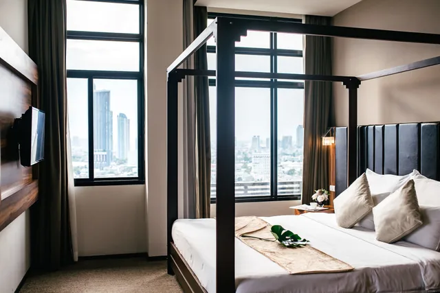 جناح ركني بسريرين منفصلين، Grand Howard Hotel Bangkok 1/4