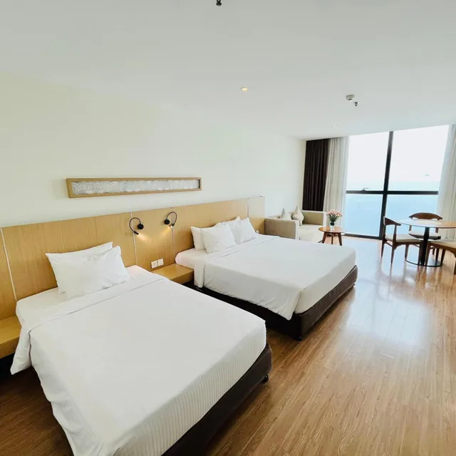 استوديو بإطلالة على البحر، Starcity Bayfront Nha Trang Hotel 1/5