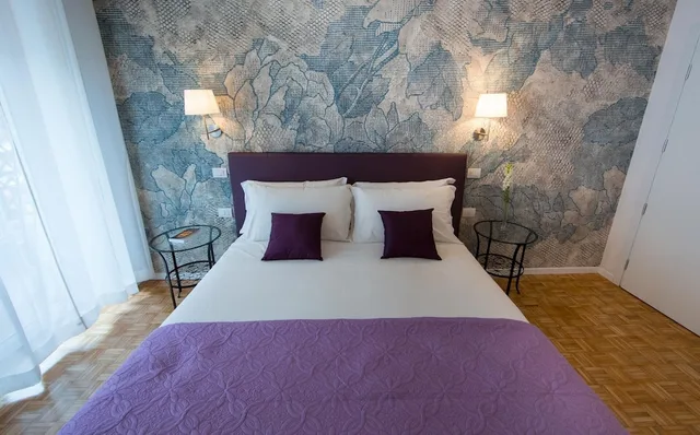 Garden, Urban, Queen Bed، B & B Roma 474 5/6