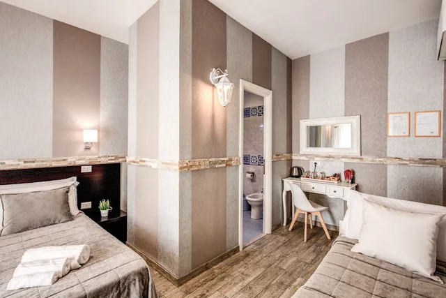 غرفة قياسية ثلاثية بسرير مزدوج، Santamaggiore Inn 10/10