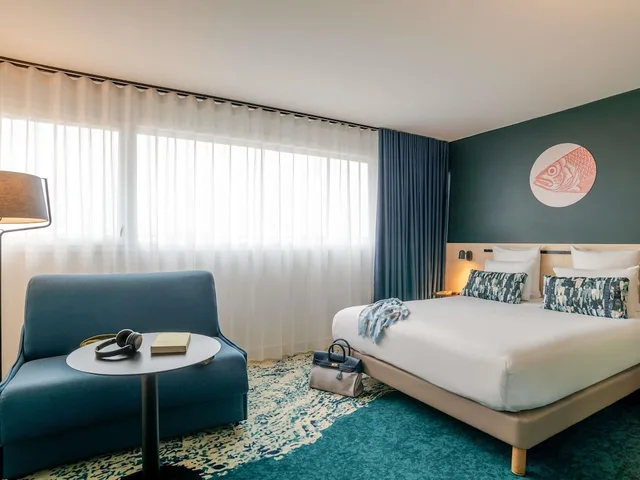 غرفة كومفورت بسرير مزدوج بإطلالة على البحيرة، ibis Styles Bordeaux Lac Bruges 3/10