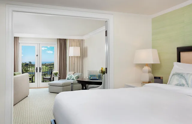 جناح تنفيذي بسرير كينج بإطلالة على الحديقة مع أريكة، Waldorf Astoria Monarch Beach 1/4