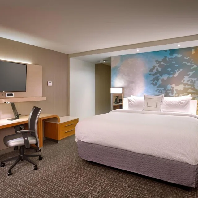غرفة بسرير كينج بحوض استحمام لذوي الإعاقة، Courtyard Salt Lake City Downtown 1/4