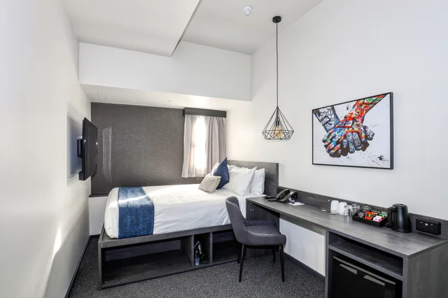 غرفة قياسية بسرير مزدوج، The Viv Hotel Wellington 3/6