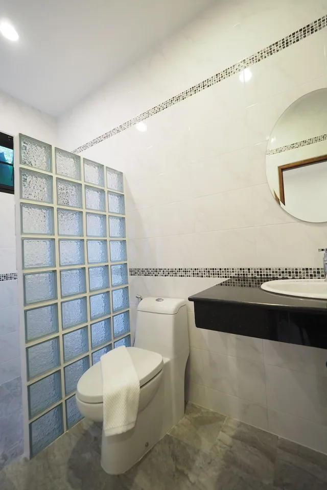 غرفة عائلية بسريرين كوين بإطلالة على الحديقة بشرفة بغرفتي نوم، Chanapah Residence 7/7