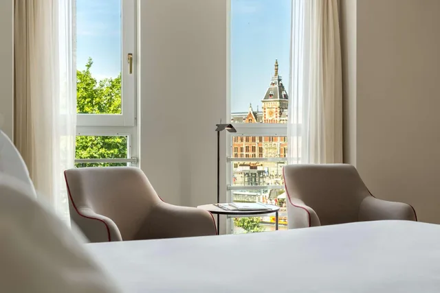 غرفة سوبيريور بسرير مزدوج أو سريرين منفصلين بإطلالة، NH Collection Amsterdam Barbizon Palace 9/10