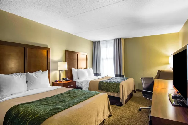 غرفة بسرير مزدوج، Quality Inn Newport News 2/8