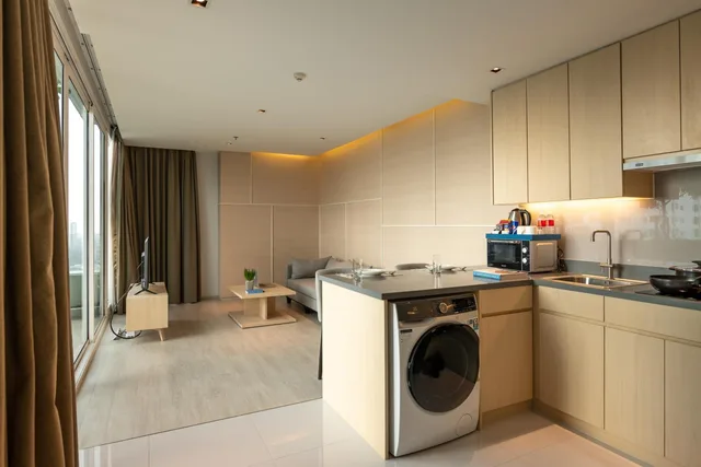 غرفة بسرير كينج بإطلالة على الحديقة، Jasmine 59 Hotel 7/7