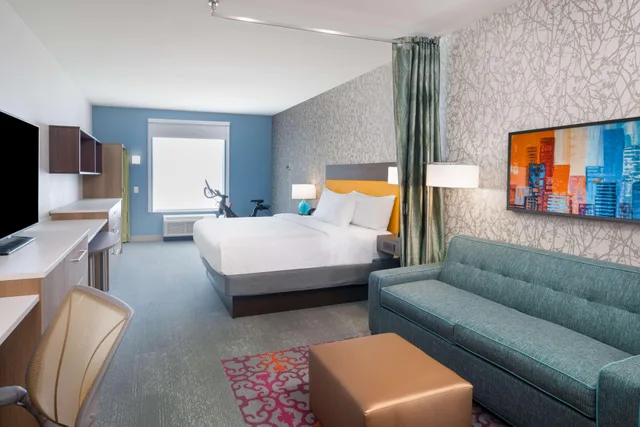 غرفة بسرير كينج، Home2 Suites by Hilton North Little Rock 3/3