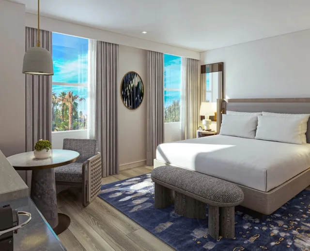 Room, King Bed, Bay View، Fairmont Breakers Long Beach 2/6