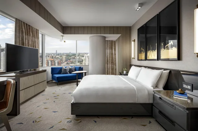 غرفة ديلوكس بسرير مزدوج، Jw Marriott Edmonton Ice District 1/2