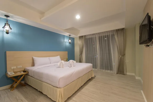 غرفة قياسية بسرير مزدوج، Prachuap Grand Hotel 2/4