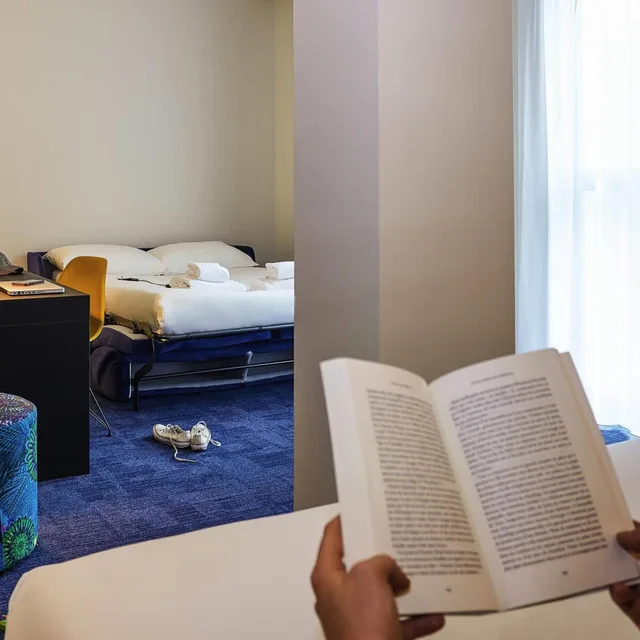 غرفة بريميوم بسرير كوين مع أريكة، Ibis Styles Liege Guillemins 8/10
