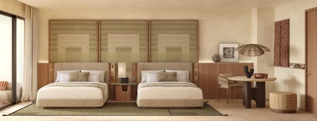 غرفة بسريرين مزدوجين بإطلالة على البحر، Andaz Mayakoba Resort Riviera Maya - a concept by Hyatt 5/8