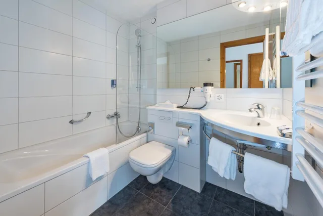 Room, Double Bed, Partial Mountain View, Balcony or Terrace، Hotel Rhodania 9/10