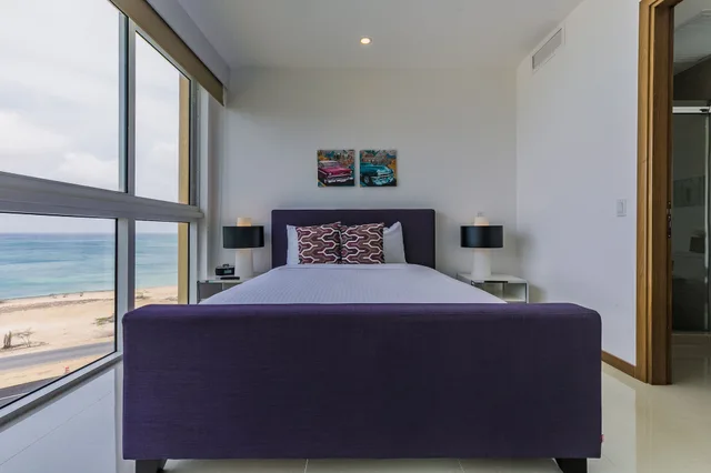 بنتهاوس عائلي بسرير كينج وسرير كوين وسريرين مزدوجين بإطلالة على البحر بـ3 غرف نوم، Blue Residences Aruba 2/4