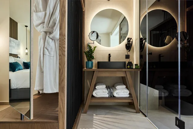 جناح سوبيريور بإطلالة على المدينة بشرفة، Athenarum Portus Life & Style Hotel Piraeus 6/8