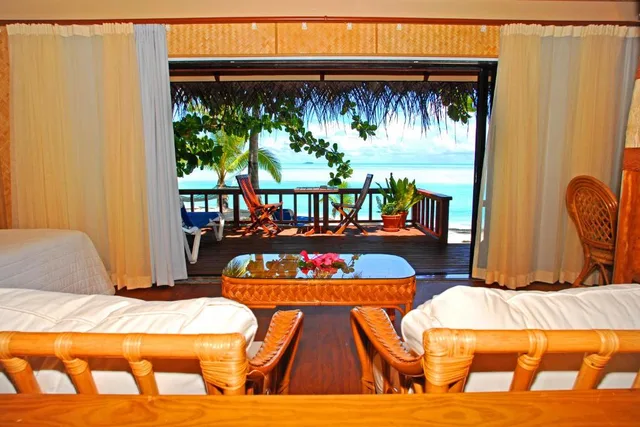 بنغل ديلوكس على الشاطئ مباشرة، Aitutaki Lagoon Private Island Resort - Adults Only 1/4